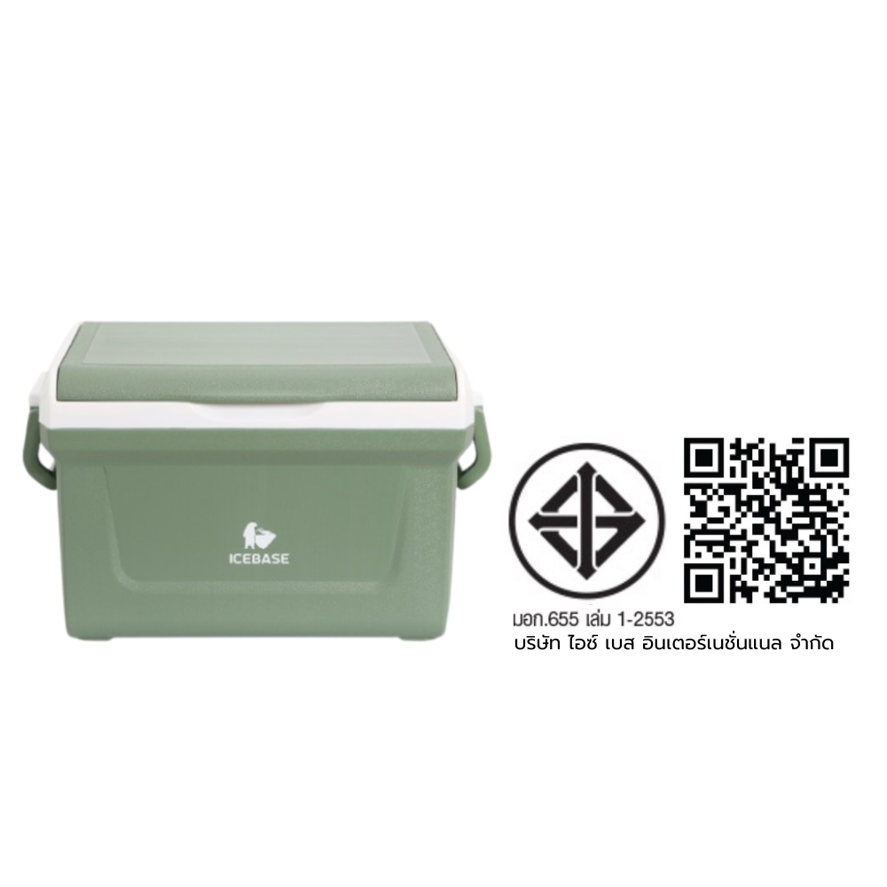 กระติกน้ำแข็งเก็บความเย็น ICEBASE รุ่น CLX-603GN (ANTIKA) ขนาด 35 ลิตร สีเขียว_11